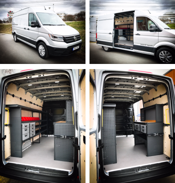 Nya Volkswagen Crafter utrustad med inredning från Modul-System