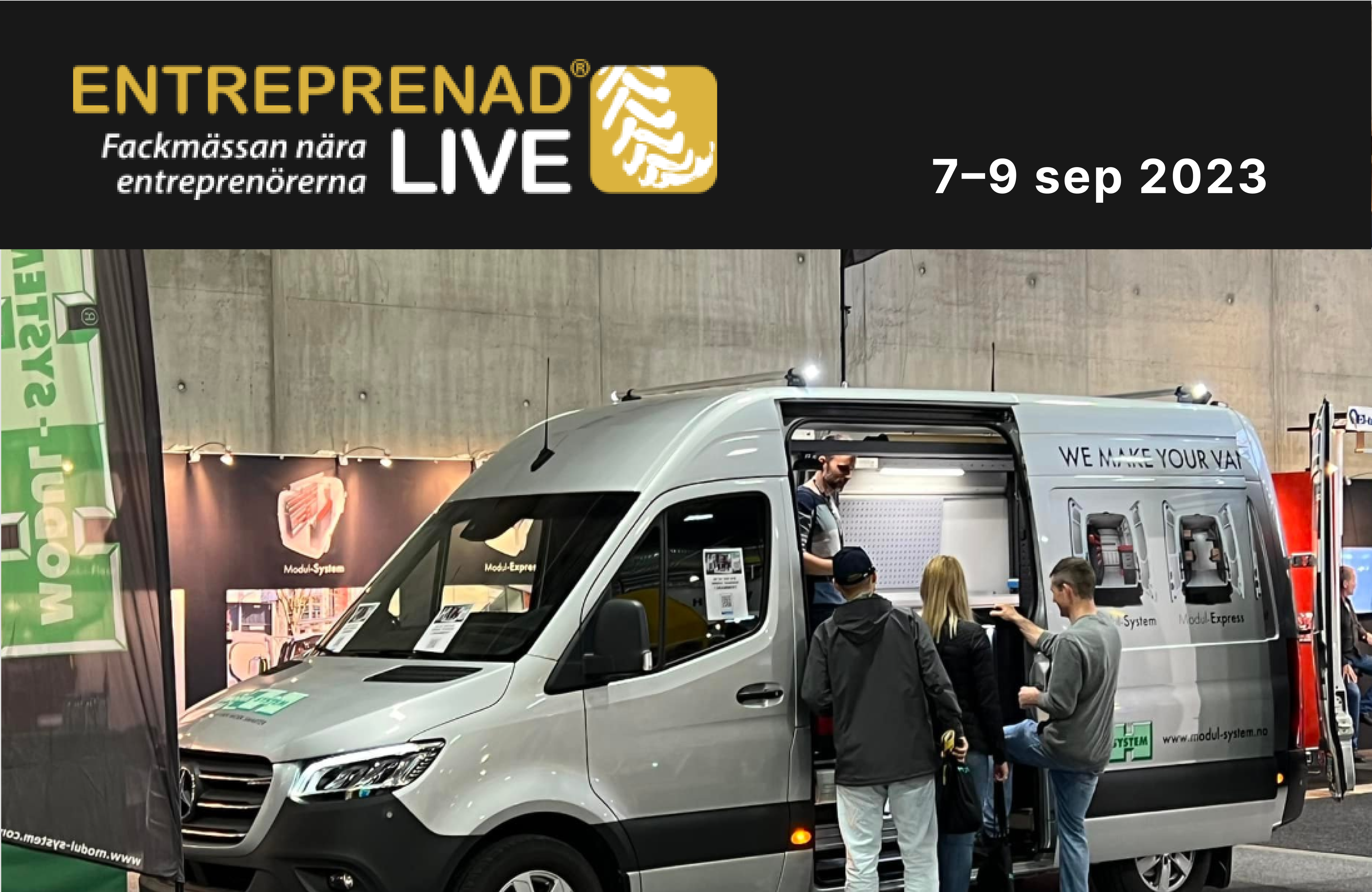 Äntligen dags för Entreprenad Live, 7–9 september på Landvetter